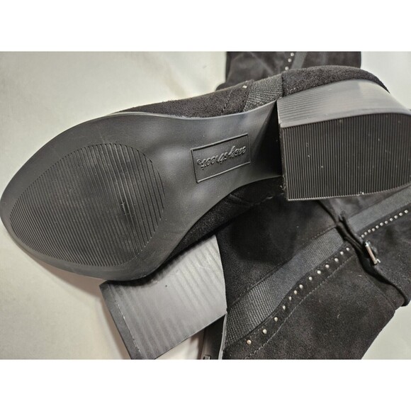 Easy Street Womens Boots 6.5 Melrose Black Microfiber Knee High - Picture 4 of 6